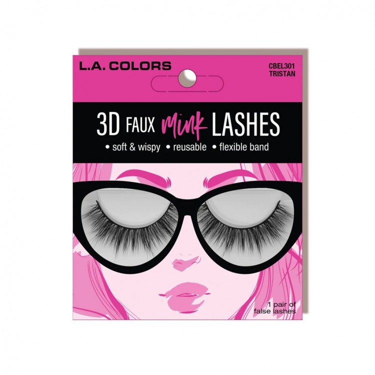 LA COLORS 3D FAUX MINK LASHES LA COLORS 3D FAUX MINK LASHES