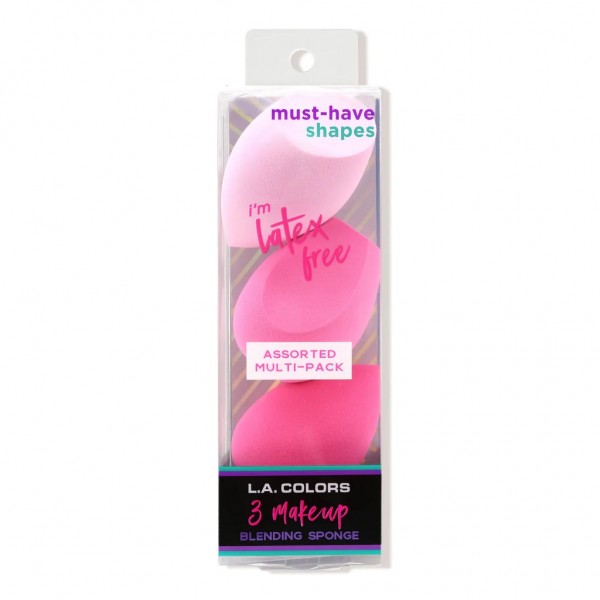 LA COLORS 3 MAKEUP BLENDING SPONGE