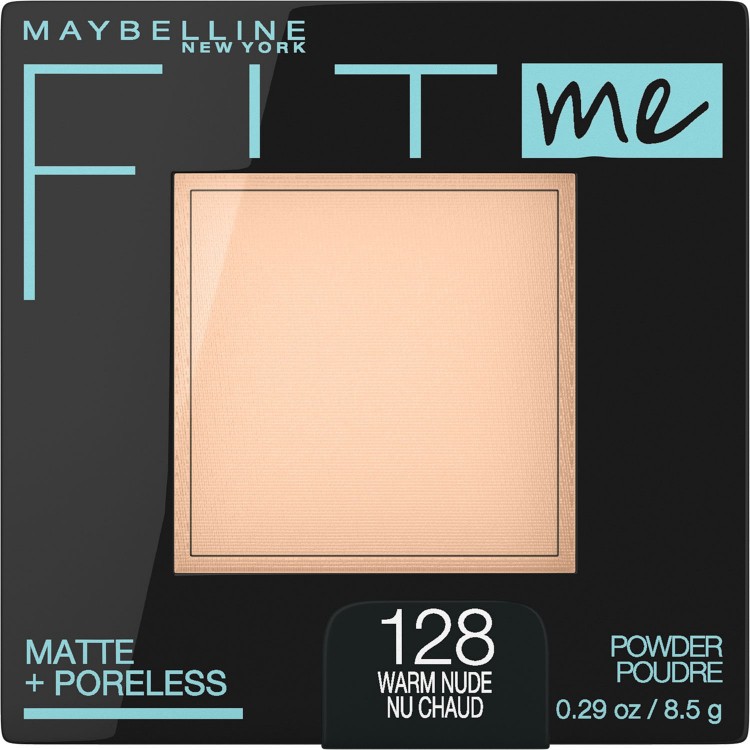 Fit Me® Matte + Poreless Powder Foundation Makeup - WARM NUDE