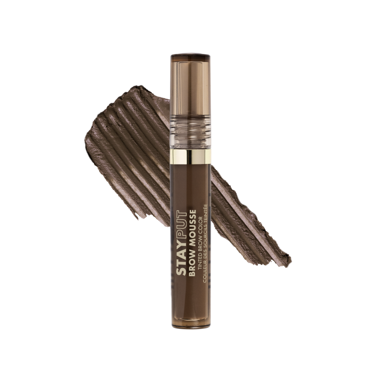 MILANI Stay Put Tinted Brow Mousse - DARK  BROWN