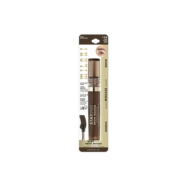 MILANI Stay Put Tinted Brow Mousse - DARK BROWN MILANI Stay Put Tinted Brow Mousse - DARK BROWN