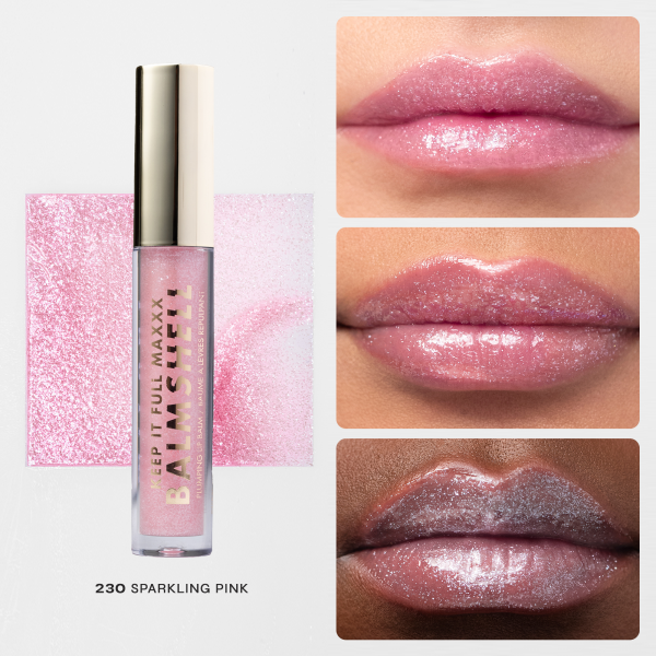 MILANI Keep It Full Maxxx Balmshell Lip Plumping Balm - sparkling pink