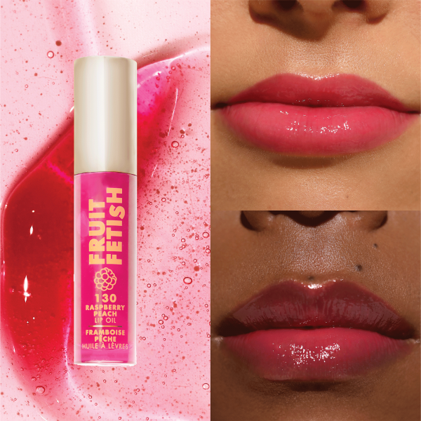 MILANI FRUIT FETISH LIP OIL - RASPBERRY PEACH