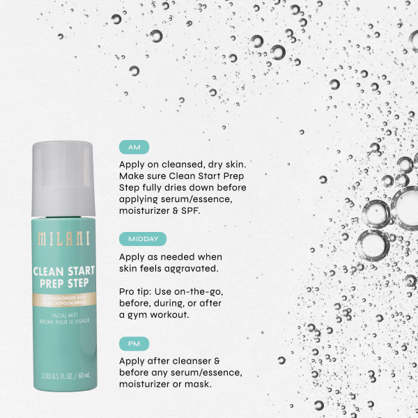 MILANI Clean Start Prep Step Facial Mist