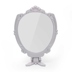 PLASTIC SINGLE SIDE FOLDING HANDHELD MIRROR
