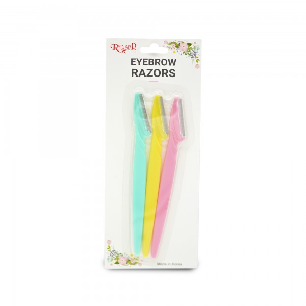 RED STAR EYEBROW RAZOR SET