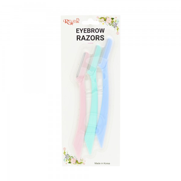 RED STAR EYEBROW RAZOR SET