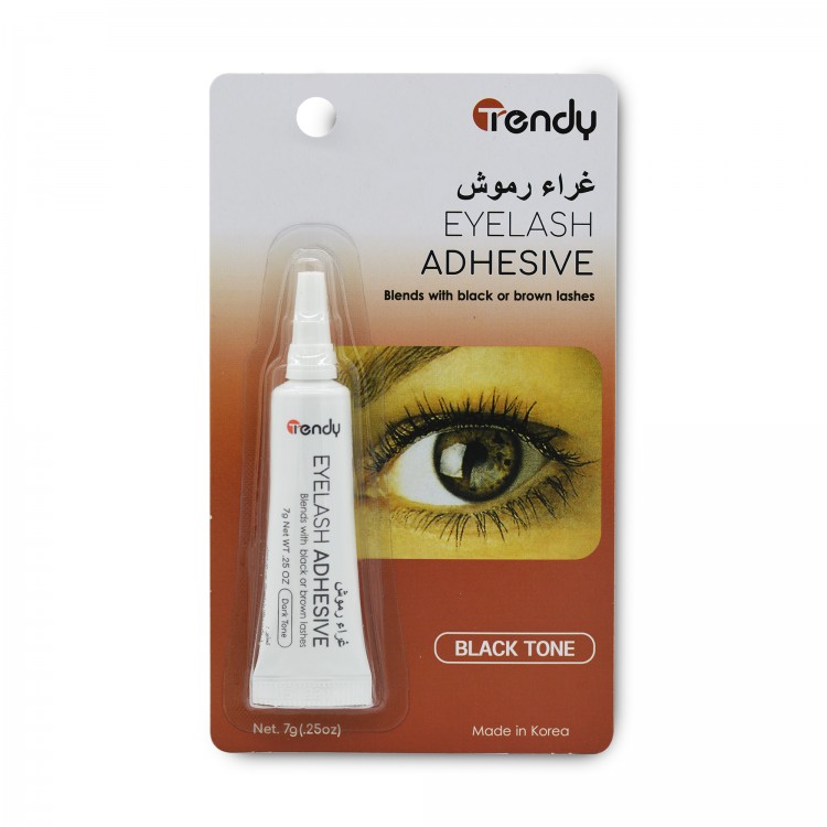 TRENDY EYELASH ADHESIVE 7g - BLACK TONE TRENDY EYELASH ADHESIVE 7g - BLACK TONE