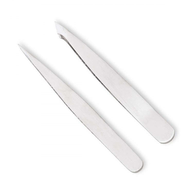7485 MINI SLANT & POINT TWEEZER