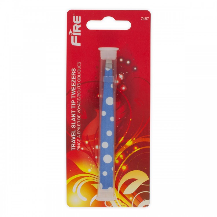 7487 TRAVEL SLANT TIP TWEEZER