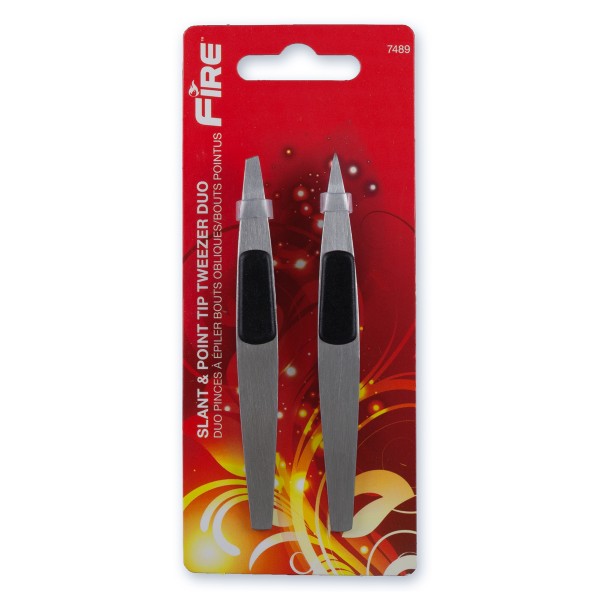 7489 SLANT & POINT TWEEZER DUO 7489 SLANT & POINT TWEEZER DUO