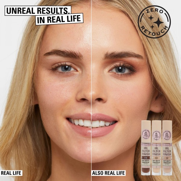 Revolution IRL Filter 16H Hydrating Full Coverage Concealer C2