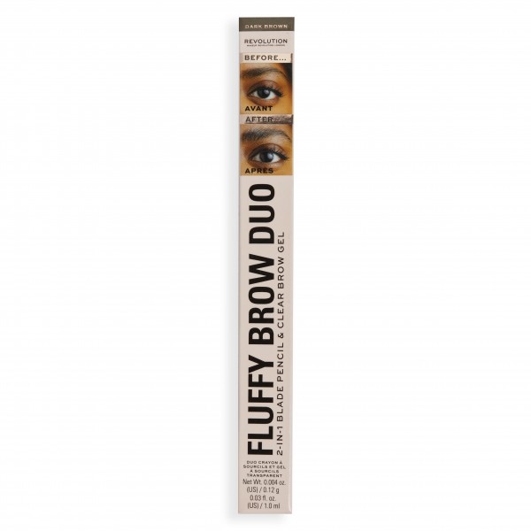 Makeup Revolution Fluffy Brow Filter Duo Medium Brown