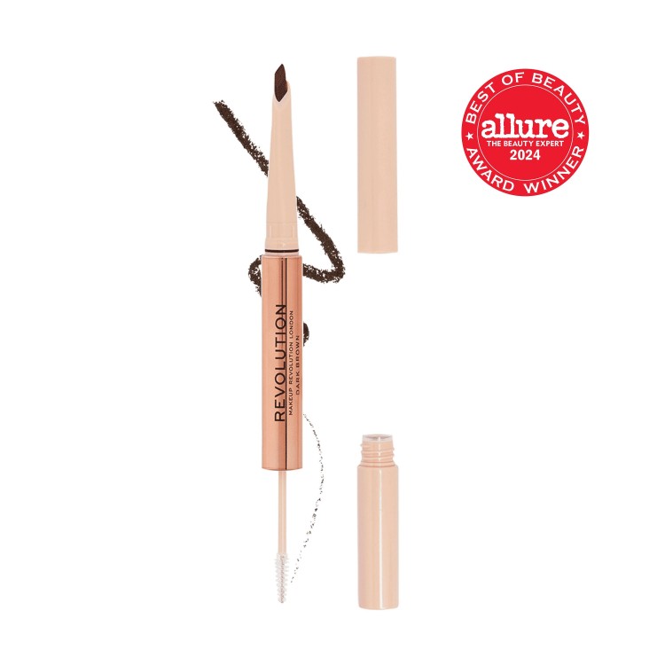 Makeup Revolution Fluffy Brow Filter Duo Dark Brown