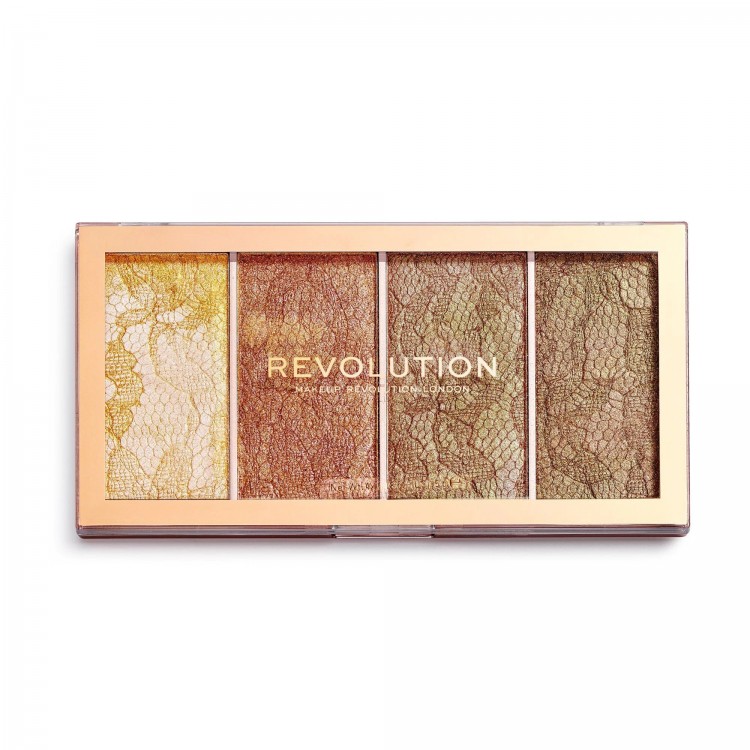 MAKEUP REVOLUTION Vintage Lace Highlighter Palette