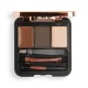 Makeup Revolution Brow Sculpt Kit Dark Brown Makeup Revolution Brow Sculpt Kit Dark Brown
