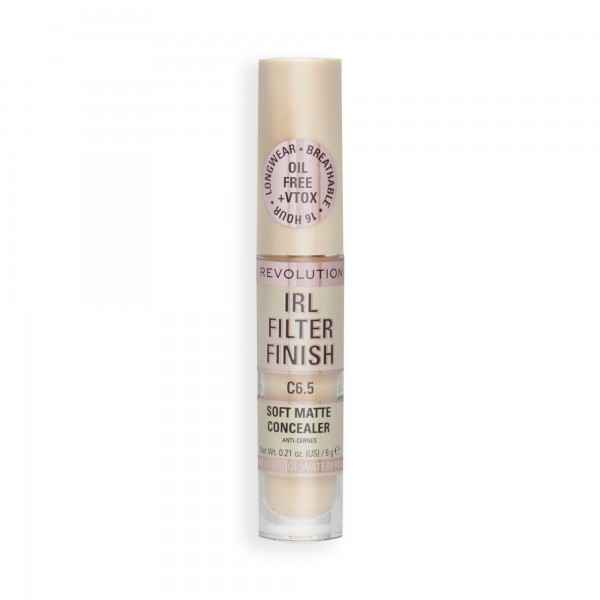 Revolution IRL Filter 16H Hydrating Full Coverage Concealer C6.5