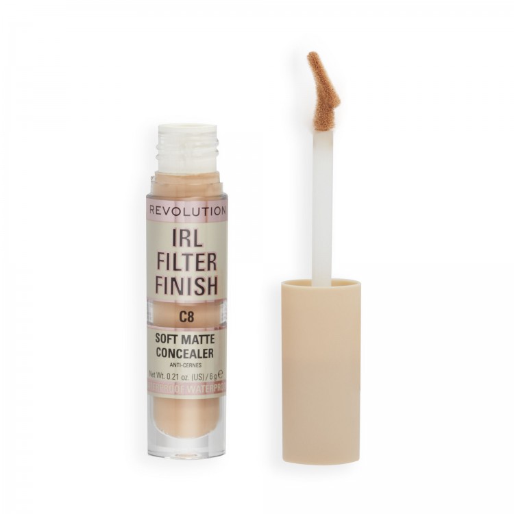 Revolution IRL Filter 16H Hydrating Full Coverage Concealer C8