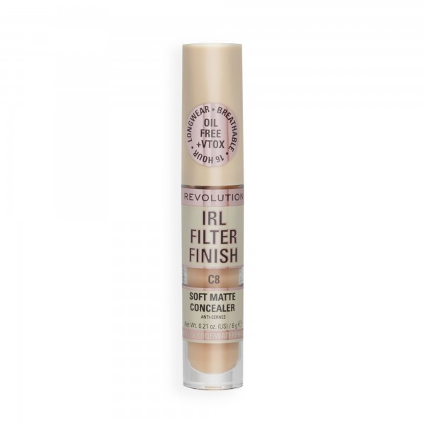 Revolution IRL Filter 16H Hydrating Full Coverage Concealer C8