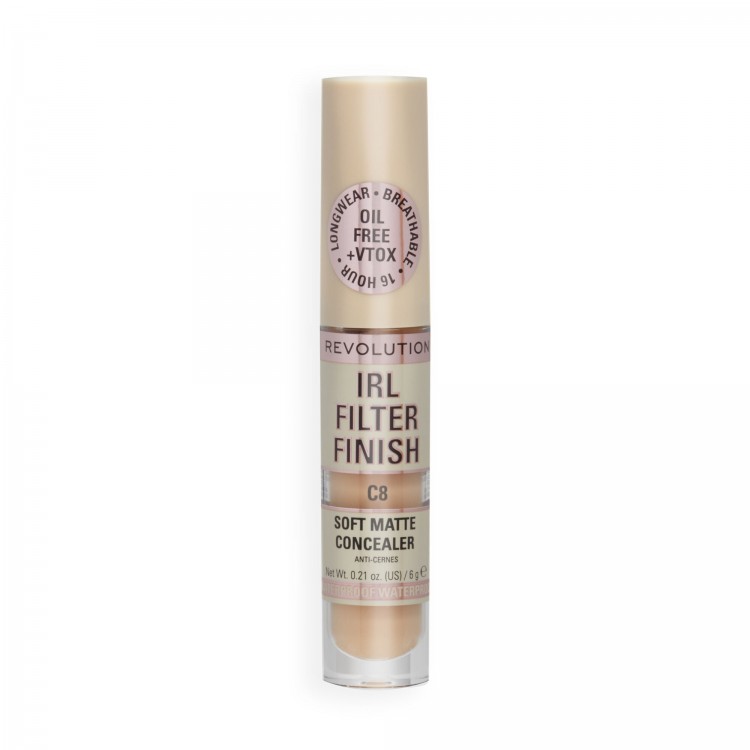 Revolution IRL Filter 16H Hydrating Full Coverage Concealer C8