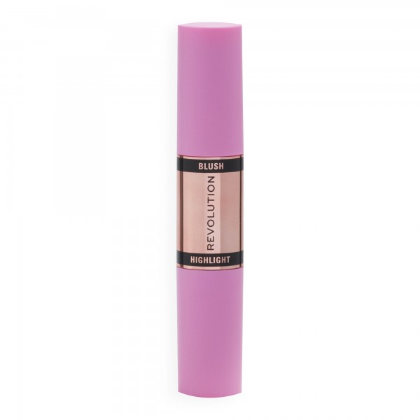 Makeup Revolution Blush & Highlight Stick flushing pink