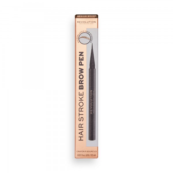 Makeup Revolution Hair Stroke Brow Pen MEDIUM BROWN Makeup Revolution Hair Stroke Brow Pen MEDIUM BROWN
