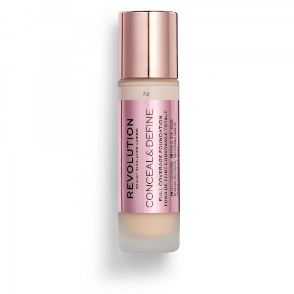 Revolution Conceal & Define Ultra Matte Full Coverage Foundation F2