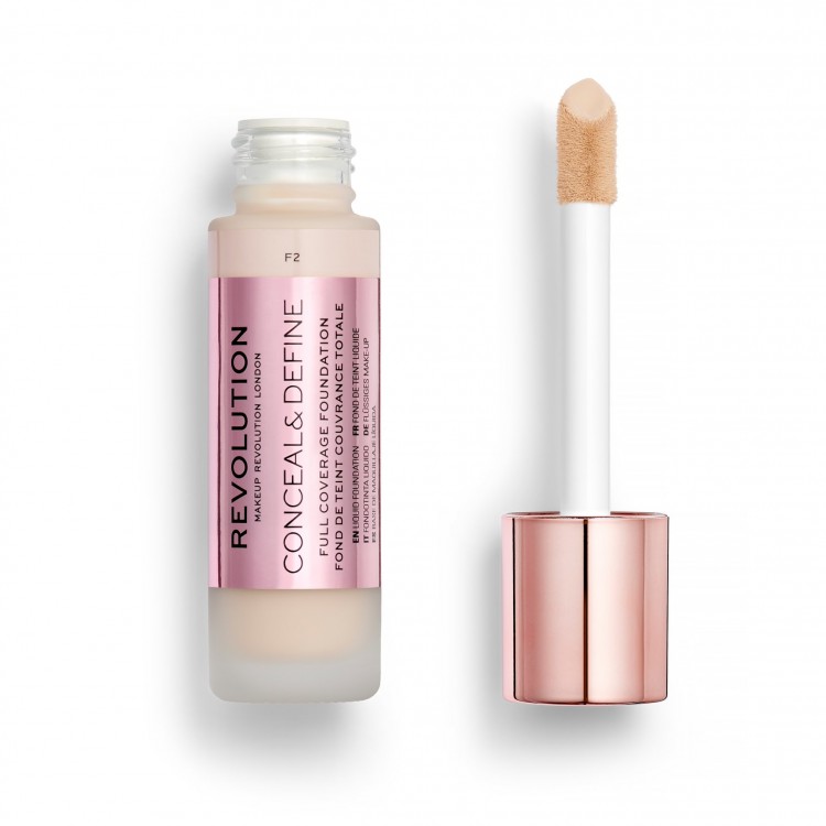 Revolution Conceal & Define Ultra Matte Full Coverage Foundation F2