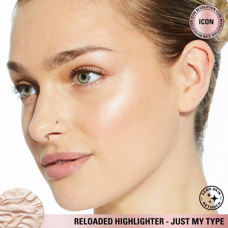 Makeup Revolution Reloaded Highlighter - JUST MY TYPE Makeup Revolution Reloaded Highlighter - JUST MY TYPE