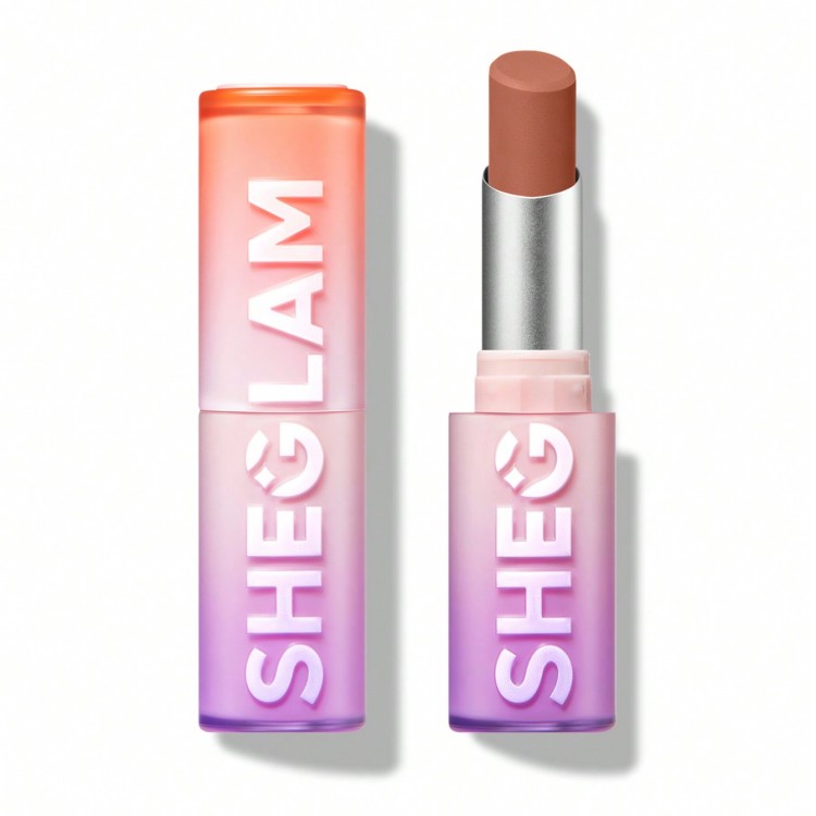 SHEGLAM Dynamatte Boom Long-Lasting Matte Lipstick- warm peachy nude