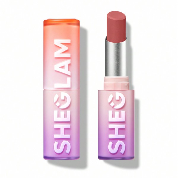 SHEGLAM Dynamatte Boom Long-Lasting Matte Lipstick- soft cool toned pink nude
