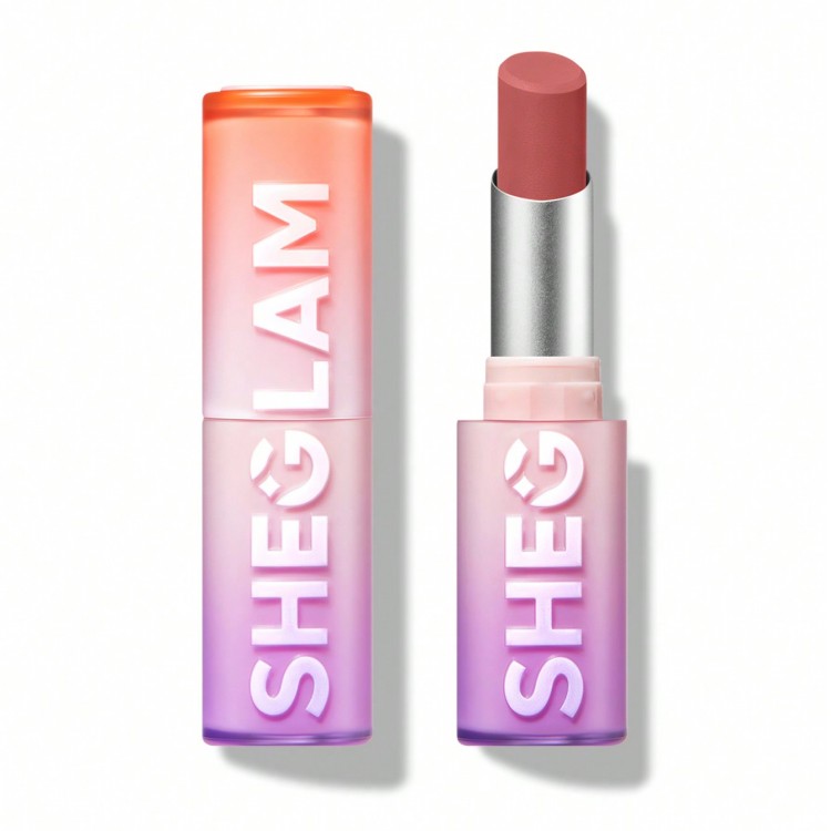 SHEGLAM Dynamatte Boom Long-Lasting Matte Lipstick- soft cool toned pink nude