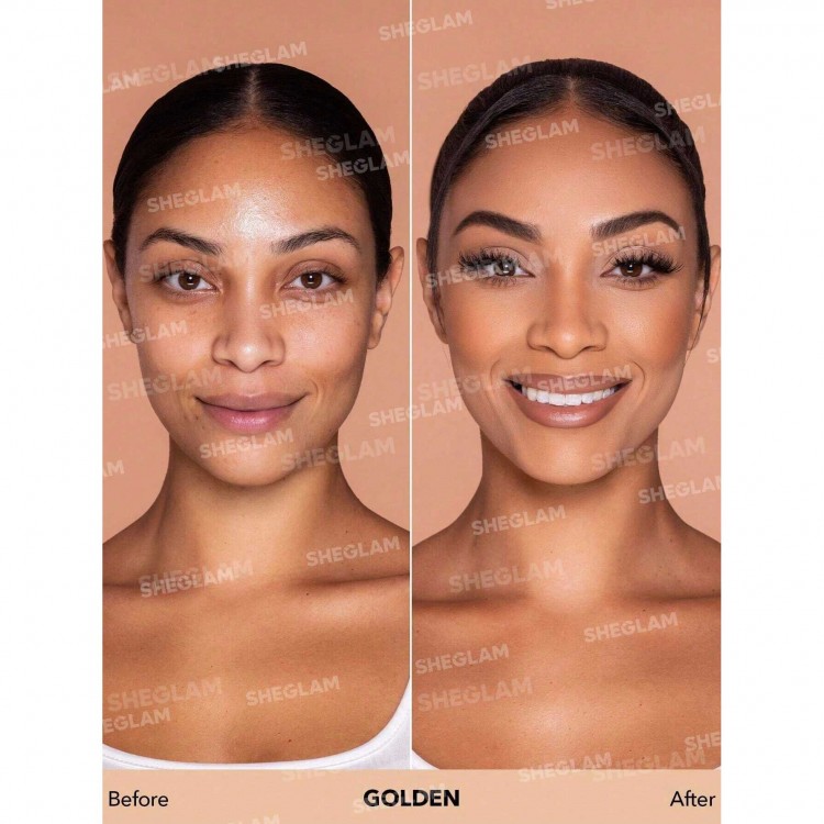 SHEGLAM Complexion Pro Long Lasting Breathable Matte Foundation- GOLDEN