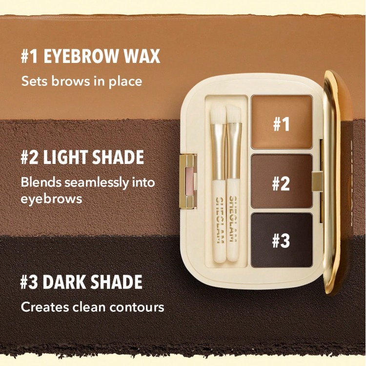 Full-Filled Eyebrow Palette-101 Dark Brown