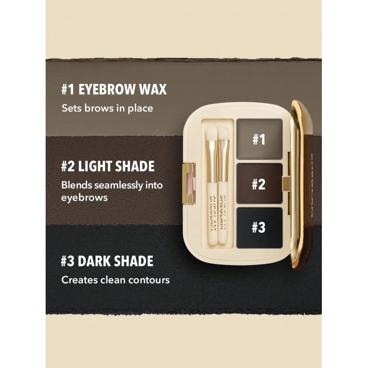 Full-Filled Eyebrow Palette-102 Ash Brown Full-Filled Eyebrow Palette-102 Ash Brown