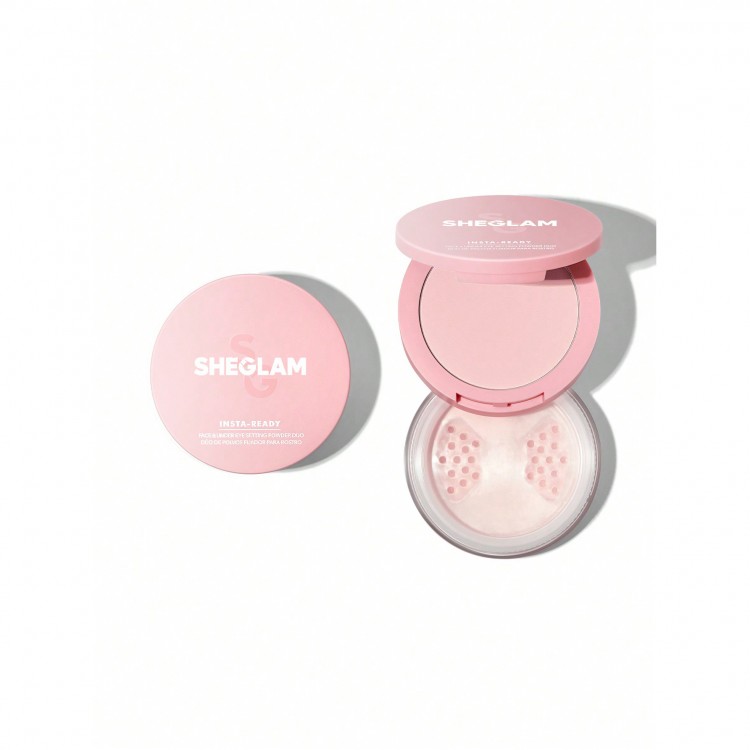 Insta-Ready Face & Under Eye Setting Powder Duo-Bubblegum