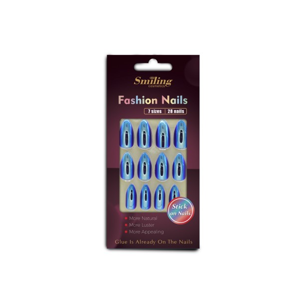 SMILING MIRROR EFFECT NAILS