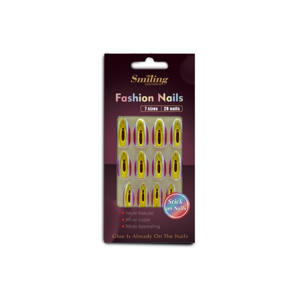 SMILING MIRROR EFFECT NAILS