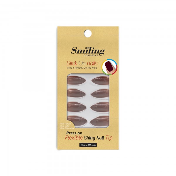 SMILING FLEXIBLE SHINY NAIL TIP
