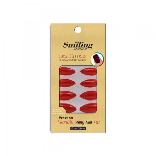 SMILING FLEXIBLE SHINY NAIL TIP
